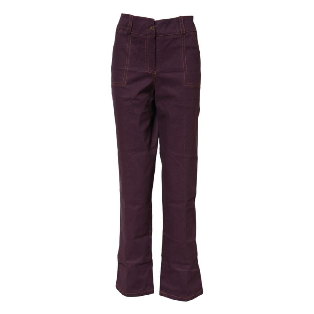 BENCIVENGA Purple High Waisted Tapered Women's Pants